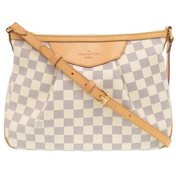 LOUIS VUITTON Handbags - Louis Vuitton Siracusa PM Damier Azur N41113 Shoulder Bag LV 1196 LOUIS VUITTON